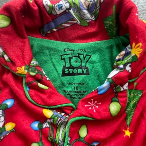 Toy Story Flannel Pajamas Christmas 2-piece - Picture 7 of 9